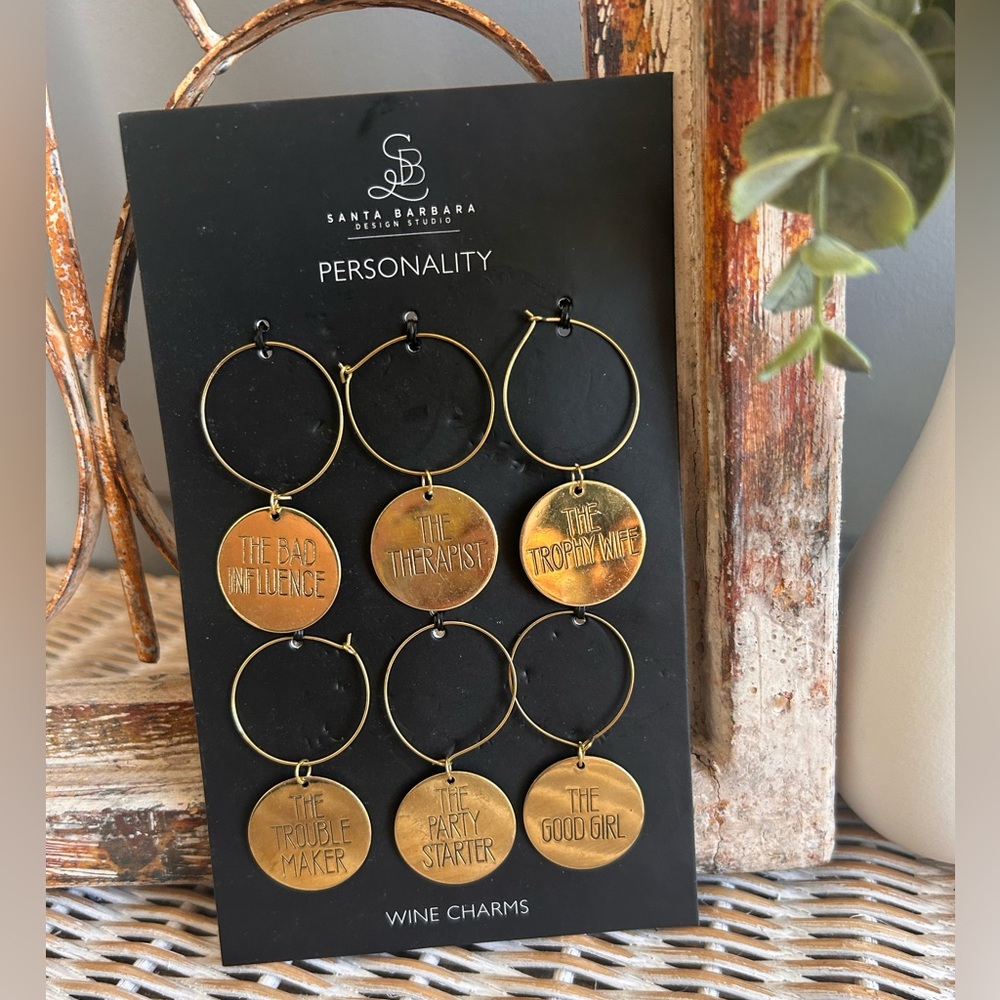 Santa Barbara Design Studio "Personality" wine charms